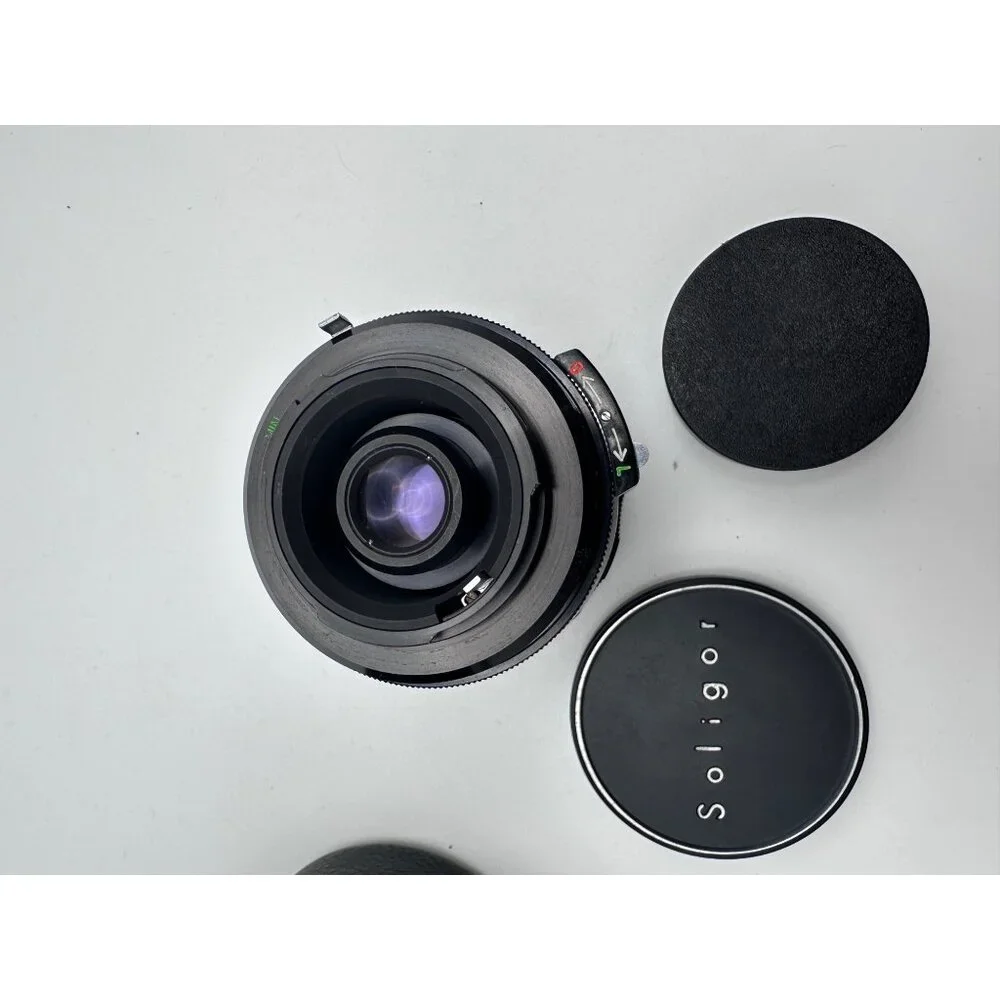 Soligor Wide-Auto 28mm f/2.8 Camera Lens Vintage Manual Focus Case